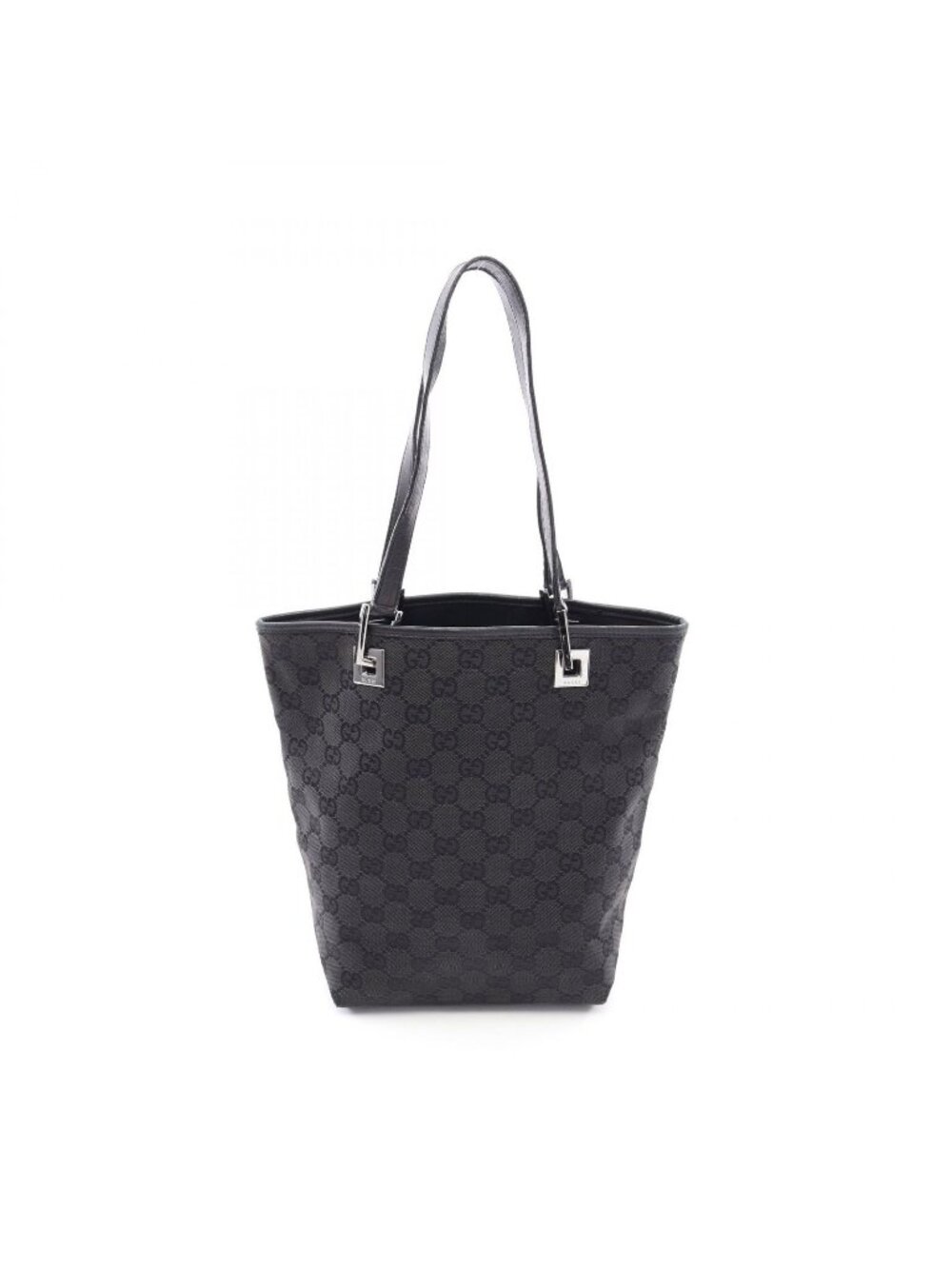Gucci Tote Bag GG Canvas Black